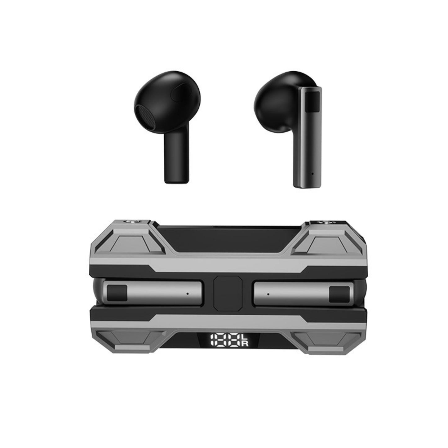 True Wireless Earphone ,In-Ear Headphones Low Latency Gaming Headset with LED